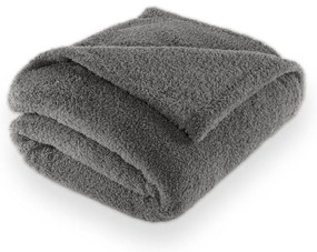 Coperta grigia in micropile 150x200 cm Cocoon – Tiseco Home Studio