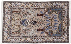 Isfahan Tappeto 120 x 200 (Iran) Annodato A Mano