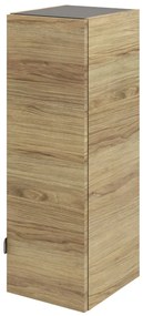 Pensile bagno Neo rovere miele in vetro SENSEA, 1 anta apertura da destra P 35 x L 30 x H 90 cm