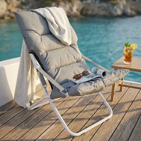 sdraio mare prendisole pieghevole cm 65 x 80 x 38/96 h