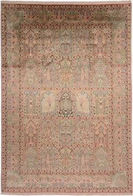 Cashmere Silk Tappeto 310 x 210 (Indian) Annodato A Mano