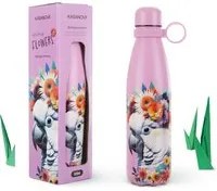 Bottiglia termica 500 ml Pappagallo Animal Flowers