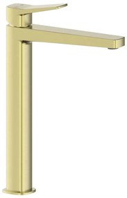 KFA Armatura 4522-712-31 - Miscelatore per lavabo + piletta MALAGA 30,3 cm finitura oro spazzolato