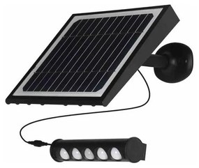 Lampada solare LED da parete con sensore movimento LED/8W/3,7V 4000 mAh 4000K IP