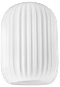 Vetro di ricambio per lampadario HARMA E27 21x14 cm bianco