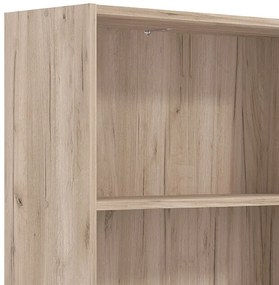 MADDIE - libreria cinque ripiani moderno minimal in legno