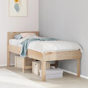 Letto senza materasso 90x190 cm in legno massello di pino