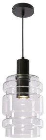 Lampada a sospensione RADON 1xE27/40W/230V trasparente