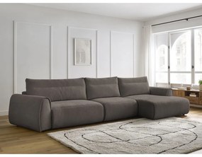 Divano angolare marrone Aden – Bobochic Paris