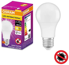 Lampadina LED Antibatterica A60 E27/8,5W/230V 2700K - Osram