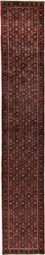 Hamedan Tappeto persiano 90x500 Rosso (Iran) Annodato A Mano