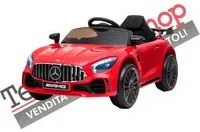 Auto Elettrica per Bambini Mercedes GTR GT-R AMG 12V - Small colore Rosso