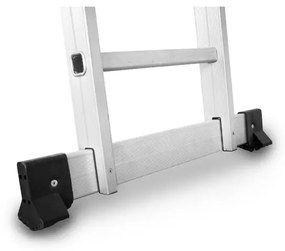 Scala multifunzionale in alluminio 4 x 3 gradini - 125 kg