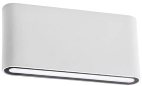 Redo 9622 - Applique da esterno KLIPPE LED, 13W, 230V, 3000K, IP54, bianco