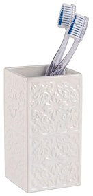 Tazza in ceramica bianca per spazzolini da denti Cordoba - Wenko