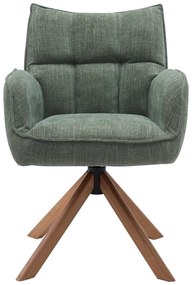 Set di sedie da pranzo verde in imbottito 2 pz Marilla – Unique Furniture