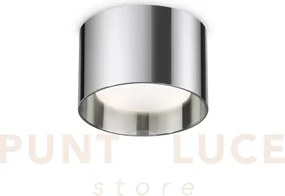 Spike tondo faretto 1 luce attacco gx53 lampadina inclusa cromo