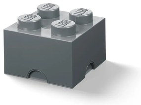 Scatola per bambini grigio scuro Square - LEGO®