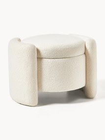 Pouf contenitore in teddy Benji