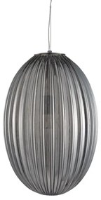 Lampadario a sospensione con filo BRAGA 1xE27/60W/230V grigio