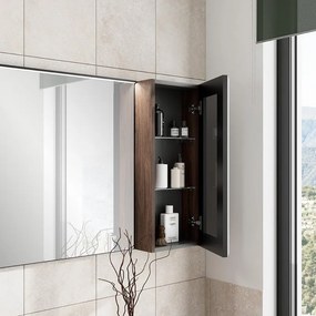 Pensile Star  L30H75P14 con 1 anta, noce walnut