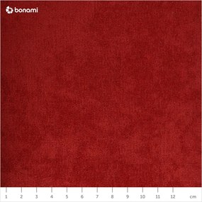 Poltrona rossa in velluto Norwin - Max Winzer