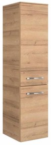 Colonna per mobile bagno image PELIPAL 1 cassetto 2 ante P 33 x L 30 x H 121 cm marrone mdf