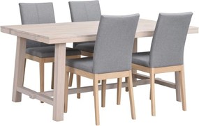 Tavolo da pranzo in rovere laccato opaco 170 x 95 cm Brooklyn - Rowico