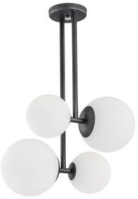Argon 1645 - Lampadario su palo ASPEN 4xE27/15W/230V antracite