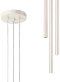Sollux SL.1515 - Lampadario a sospensione con filo PASTELO 3xG9/8W/230V color crema