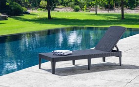 Lettino Prendisole da Giardino 187,5x58x29 cm in Resina Keter Jaipur Antracite...