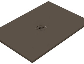 Piatto doccia in ceramica extra slim caffè L 100 x L 70 cm