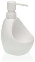 Dispenser di Sapone Versa Bianco Ceramica ABS (9,5 x 16,5 x 11 cm)