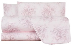 Completo Lenzuola in Percalle Dafne Matrimoniale - 250X290