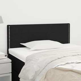 Testiera Nera 90x5x78/88 Cm İn Tessuto /