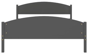 Giroletto grigio scuro in legno massello di pino 140x200 cm