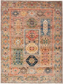 Samarkand Tappeto 200x150 Grigio (Pakistan) Annodato A Mano