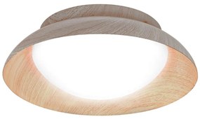 Osram - Plafoniera ORBIS MILAN 2xE27/10W/230V diam. 30,5 cm finitura effetto legno