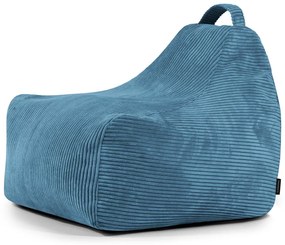 Pouf a sacco per bambini blu con rivestimento in velluto a coste Game Amuse – SLOWDOWN