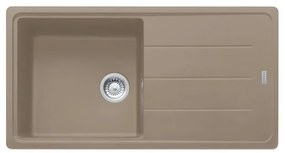 Lavello integrato 1 vasca in fragranite marrone FRANKE Boston L 50 x L 97 cm