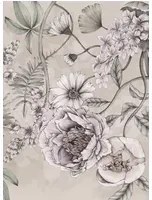 Rebel Walls Carta da parati panoramica Spring Flower - Sand