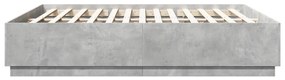 Giroletto grigio cemento 200x200 cm in legno multistrato