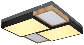 Globo 67286-50 - Plafoniera LED GUNDI LED/50W/230V marrone/nero