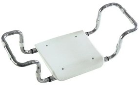 Sedile per vasca bianco con piano regolabile in polipropilene portata 120 kg