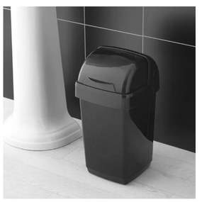 Cestino Roll Top crema, 22,5 x 23 x 42,5 cm - Addis