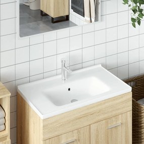 Lavandino Da Bagno Bianco 91,5x48x19,5 Cm Rettangolare Ceramica /