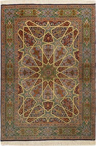 Tabriz Tappeto 140 x 100 (Iran) Annodato A Mano