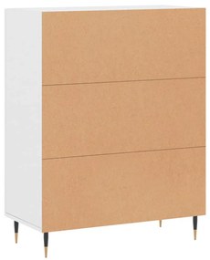 Credenza Bianca 69,5x34x90 cm in Legno Multistrato