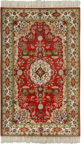 Ghom Tappeto orientale 160 x 100 Rosso (Cina) Annodato A Mano