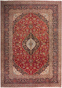 Kashan Tappeto persiano 350x250 Rosso (Iran) Annodato A Mano